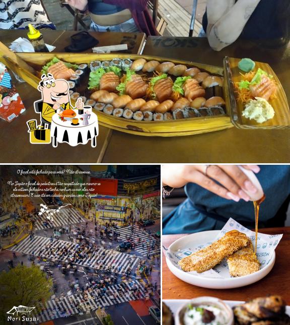 Comida em Nori Sushi São Sebastiao