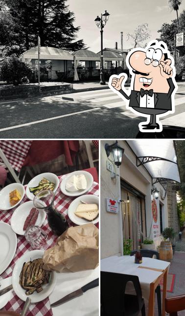 La interni e esterno del ristorante