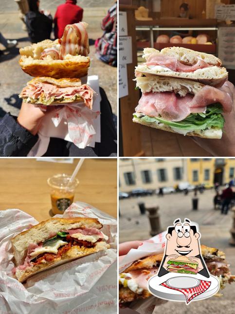 Club sandwich al All'Antico Vinaio