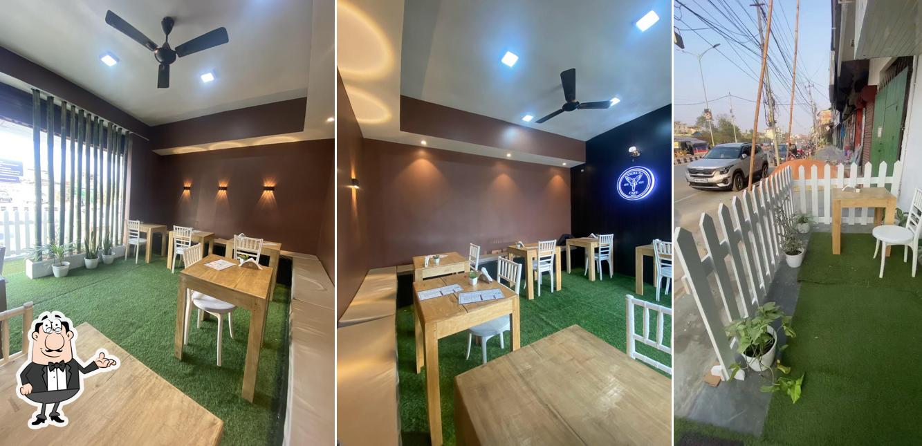 The interior of Angel’s cafe imphal