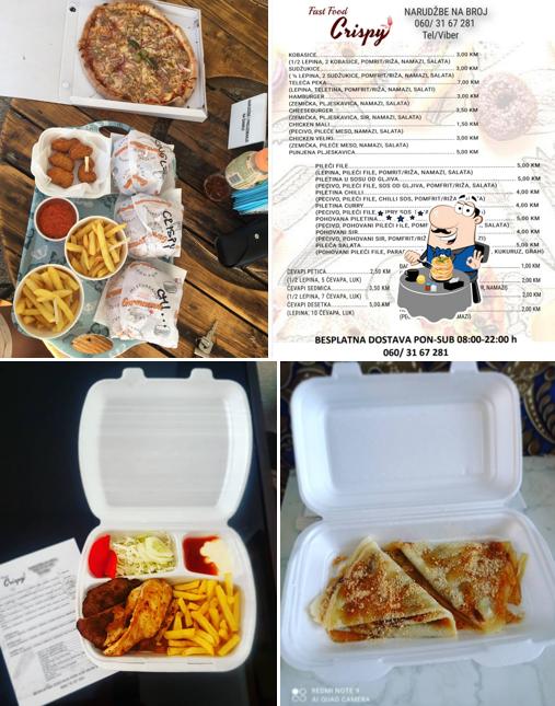 Cibo al Fast food Crispy