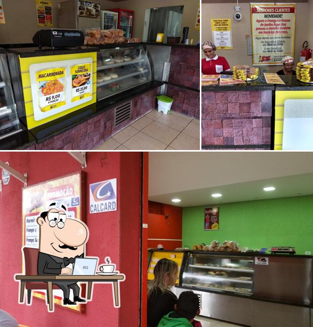 O interior do Frango na Brazza