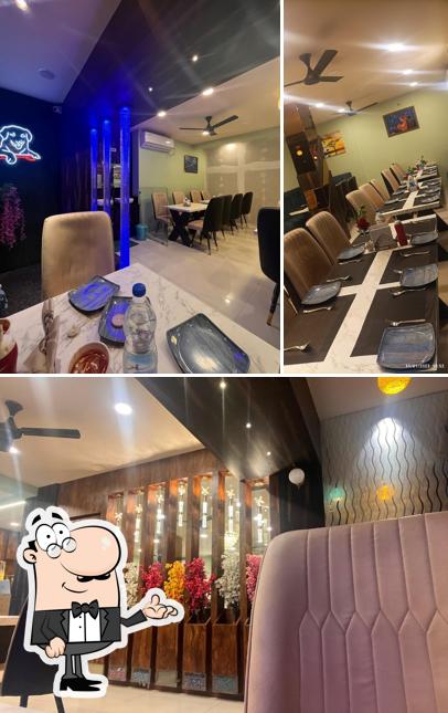 The interior of Gokul family restaurant