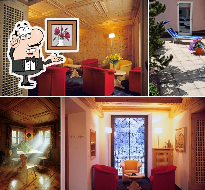 Gli interni di Hotel Post Sils-Maria