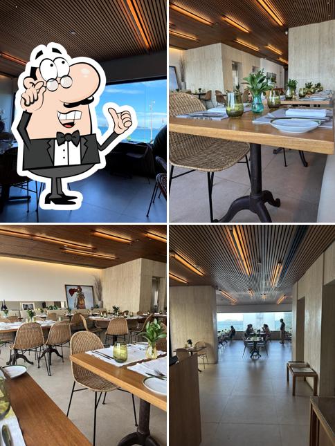 O interior do JANEIRO RESTAURANTE