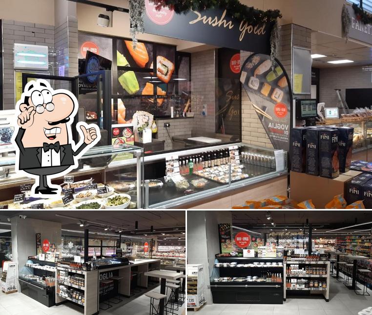 Gli interni di Orient Express Sushi