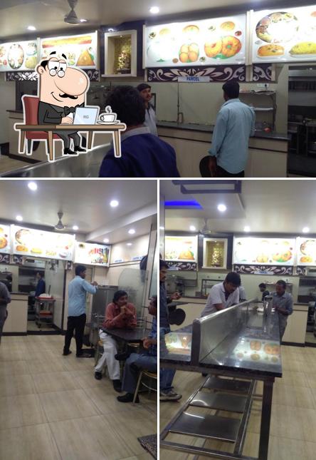 The interior of Suprabhat Tiffins Veg
