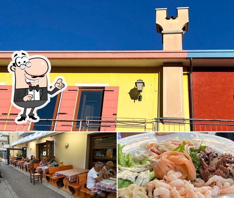 Guarda la foto che mostra la interni e cibo di Ristorante Pizzeria Pfeife