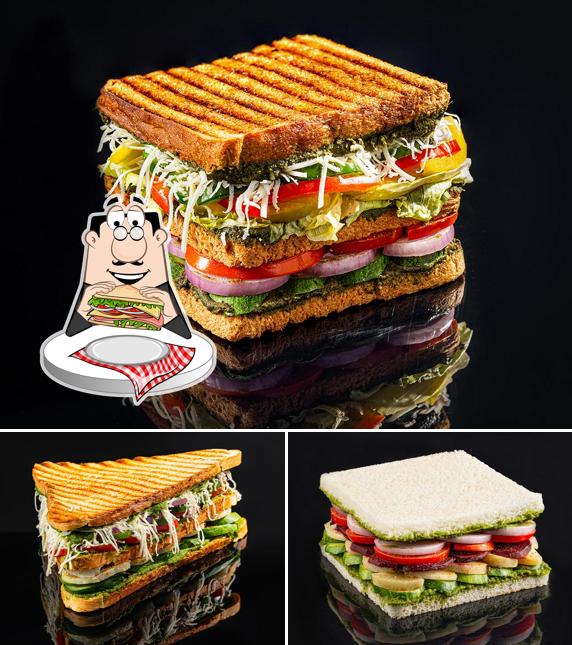 Club sandwich at Sandwizzaa