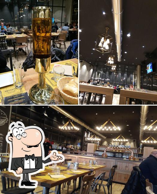 Dai un'occhiata agli interni di Birra & Brace