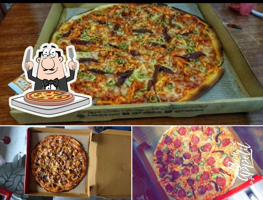 Try out pizza at Fat Lulu's