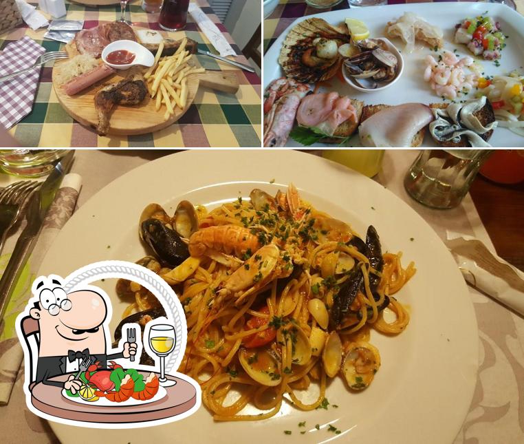 I clienti di Ristorante Pizzeria Braies possono gustare diversi pasti di mare