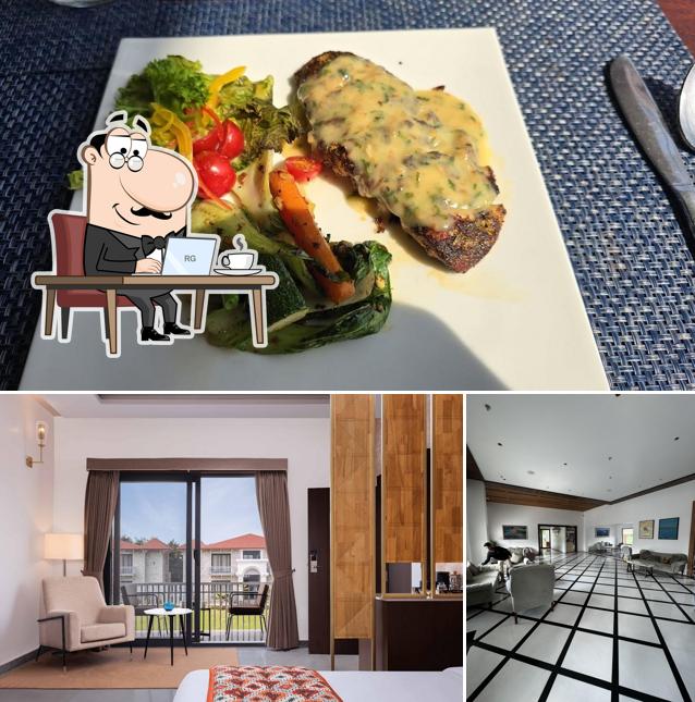 Check out the picture depicting interior and food at Bookmark Resorts, Jogi Mahal, Ranthambore
