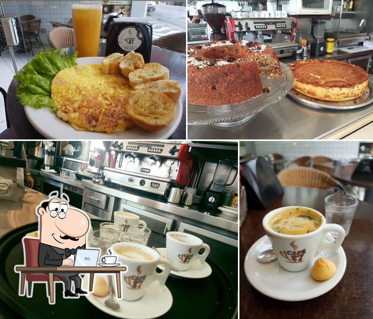 O interior do Café 87