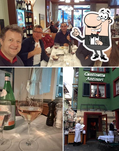 Gli interni di Cantinetta Antinori