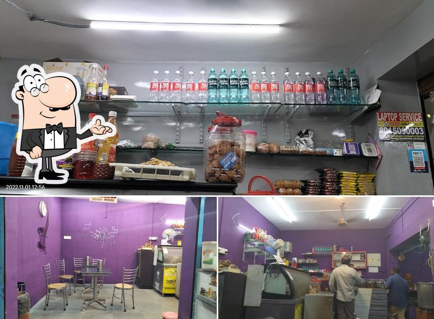 The interior of Friends Cafe