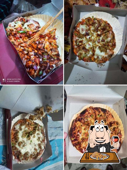 Pick different kinds of pizza