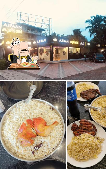 The photo of food and exterior at Ajfaan kuzhimanthi Kolenchery