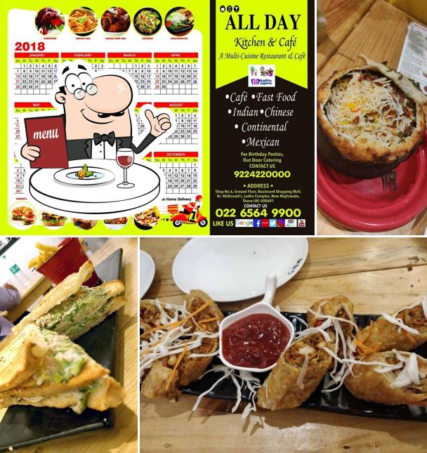 Food at All Day Kitchen & Cafe