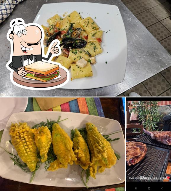 Toast al formaggio al Fuego do' Brasil