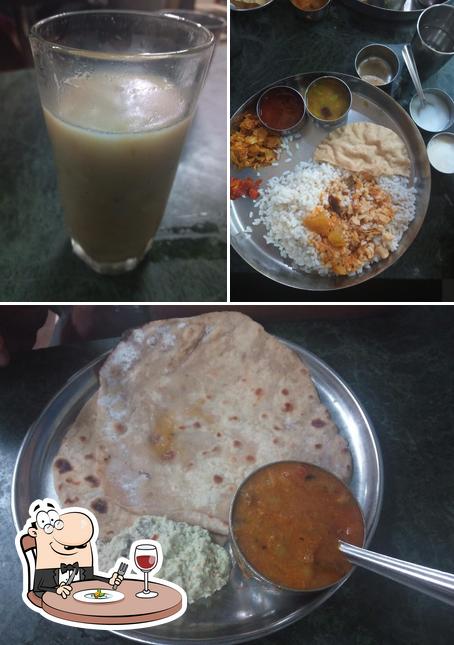 The restaurant's food and beverage