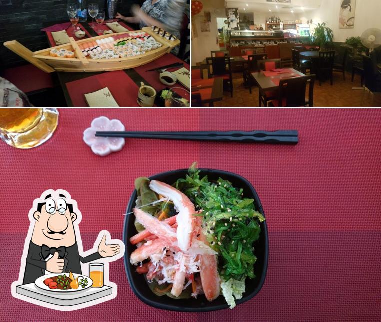 La immagine della cibo e interni di Restaurant Japonais Sakura