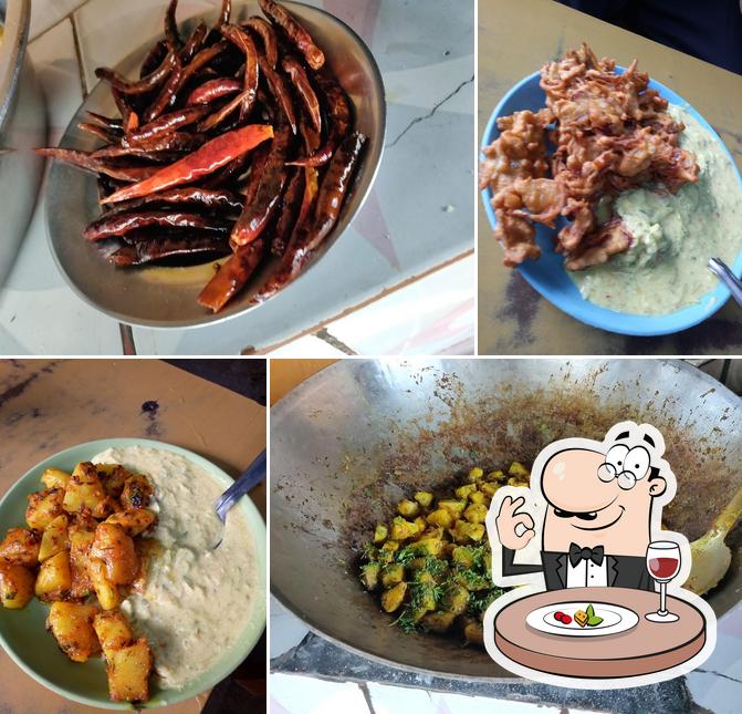 Food at Kirola Tea Stall