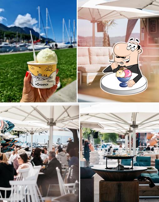 La Barge du Léman serve un'ampia gamma di dolci