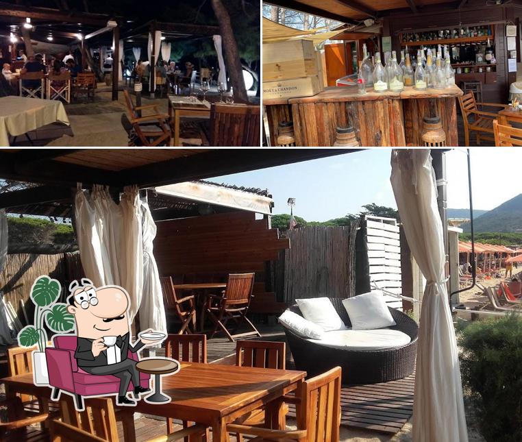 Gli interni di Paglicce Beach