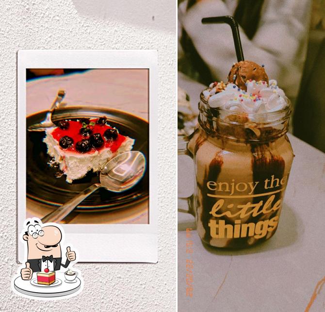 The friends cafe offers a range of sweet dishes
