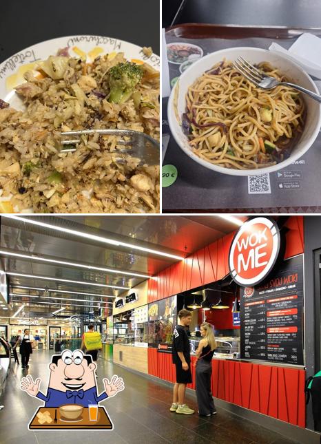 Dai un’occhiata alla immagine che raffigura la cibo e interni di WokME
