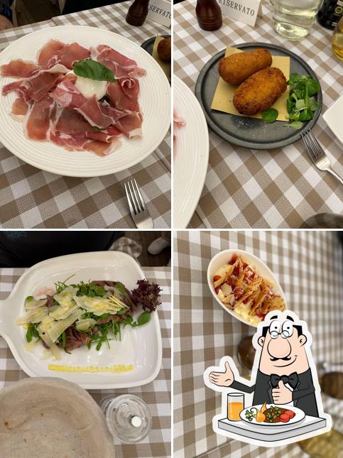 Cibo al Trattoria della Stampa Milano