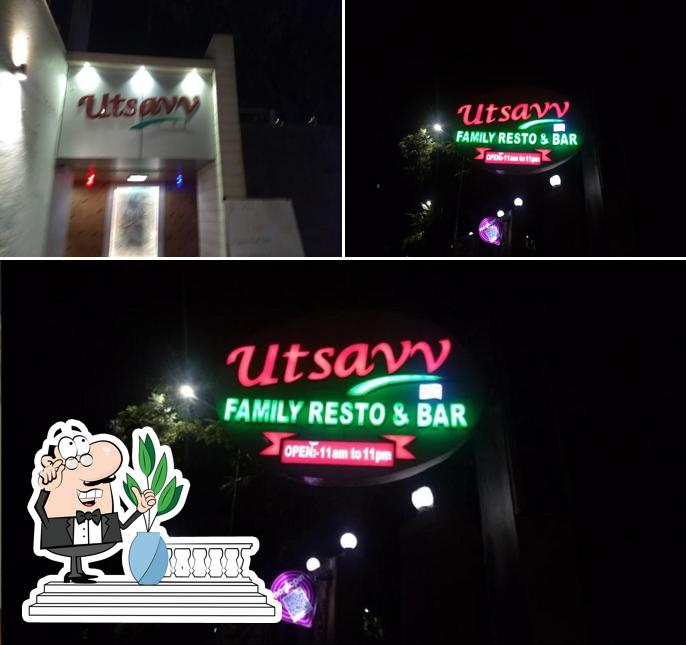 Enjoy the view at the outside area of Utsavv A/C Family Restaurant & Bar