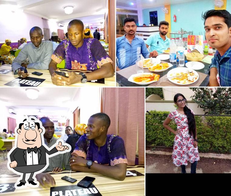 The interior of A-One Restaurant