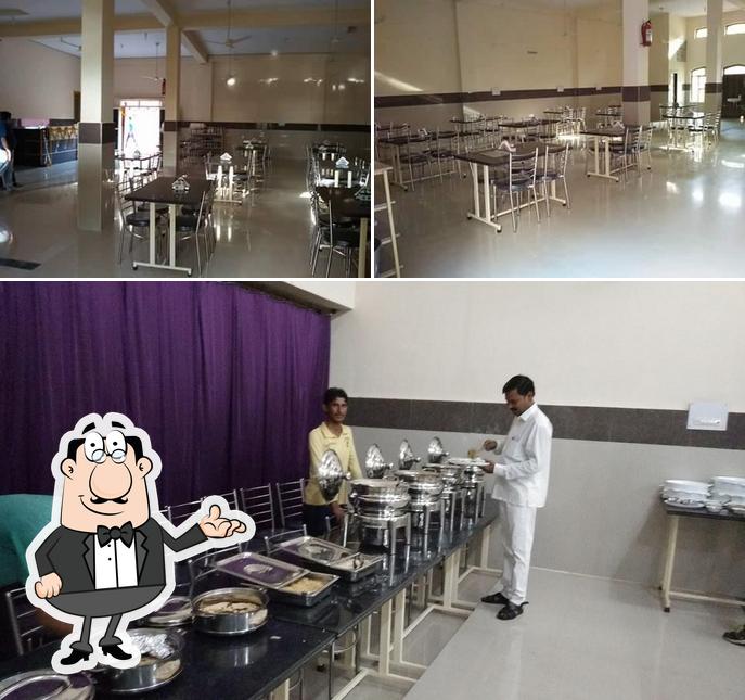 The interior of Amrat Bhog Restaurant