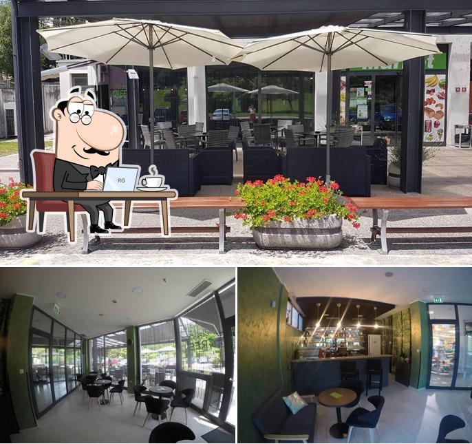 Dai un'occhiata agli interni di Caffe Bar GREEN