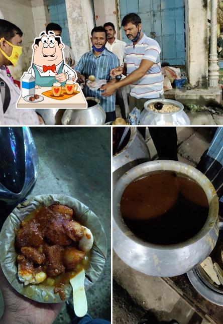 Enjoy a beverage at Mahadev Dahibara Aloodum
