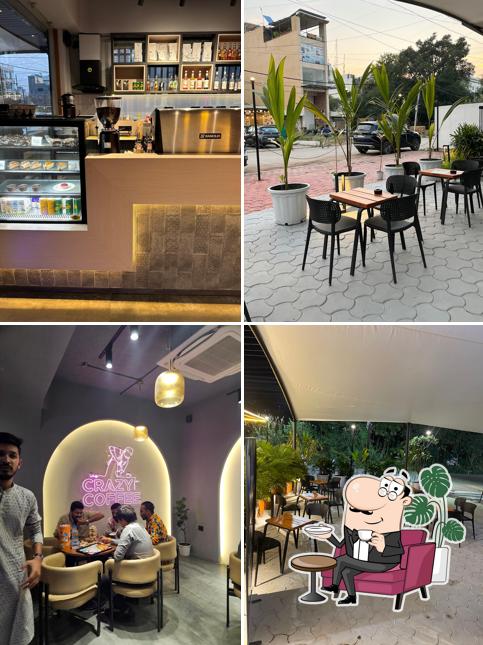 The interior of Crazy Coffee