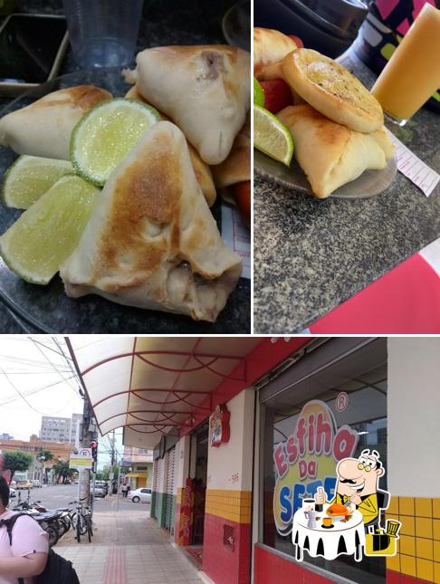Comida em Esfiha da Sete