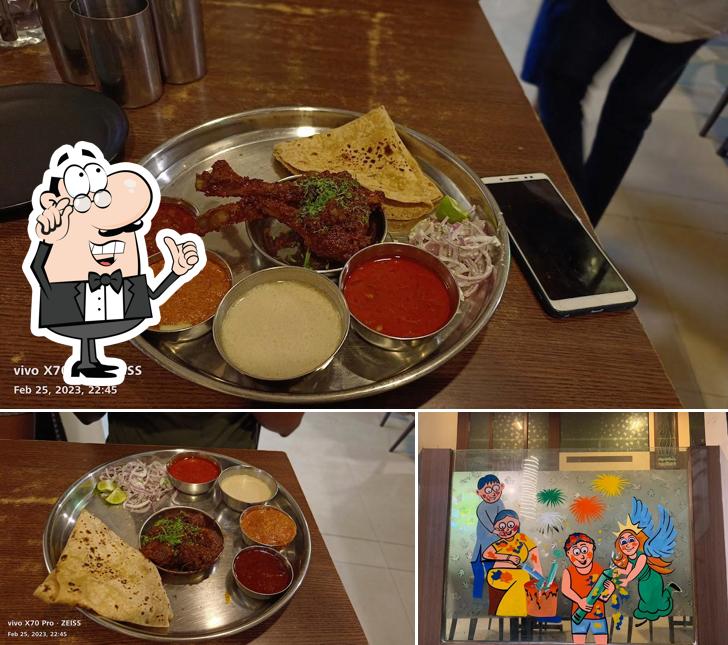 The interior of Hotel Annapurna