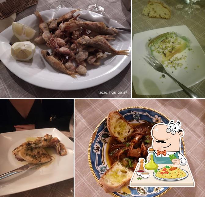 Platti al La Lampara Osteria della Marina