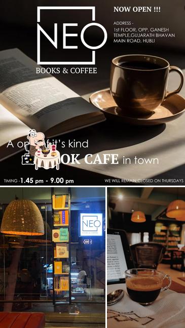 Food at NEO books and coffee