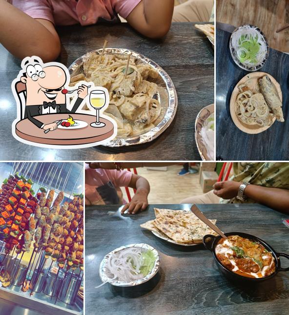 Food at Punjabi Chaap Corner