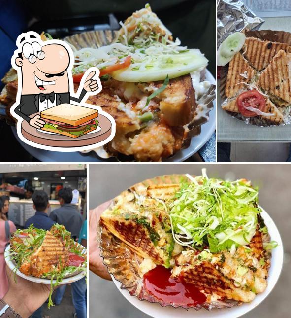 Grilled cheese sandwich at Ambika Sandwich