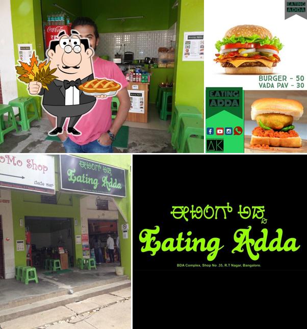Look at this image of Eating Adda