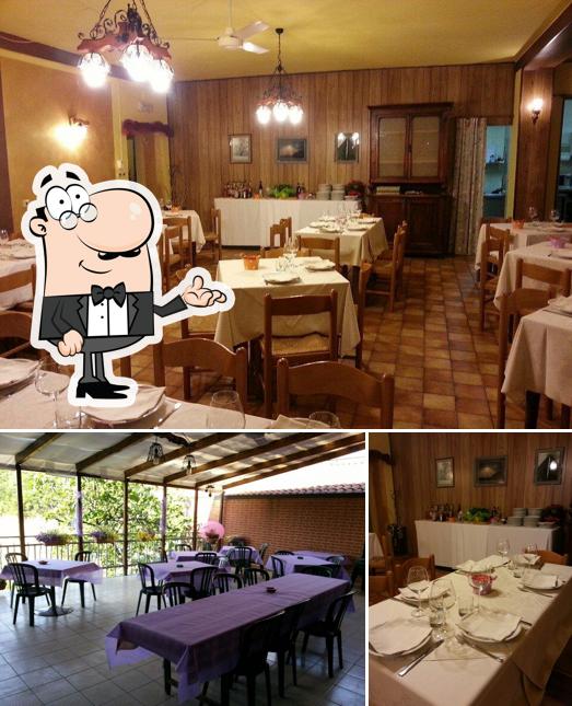 Gli interni di La locanda del GIGET