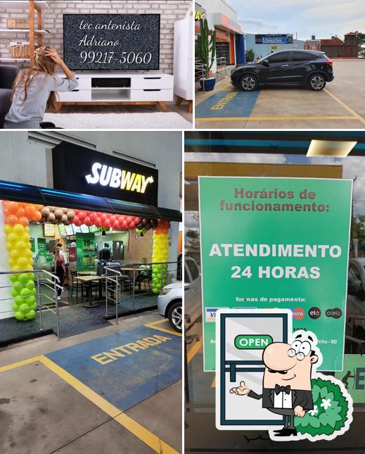 O exterior do Subway Guaporé - Porto Velho