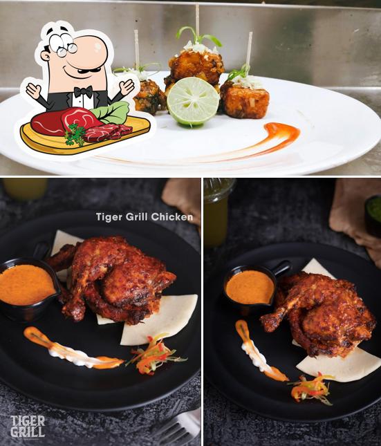 Get meat meals at Tiger Grill