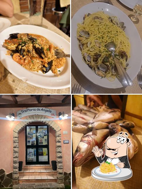 Spaghetti alla carbonara al Ristorante Trattoria Da Angelo