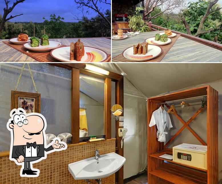 The photo of interior and burger at The Fern Gir Forest Resort, Sasan Gir